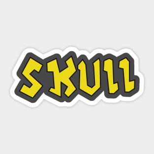 Beavis SKULL Sticker